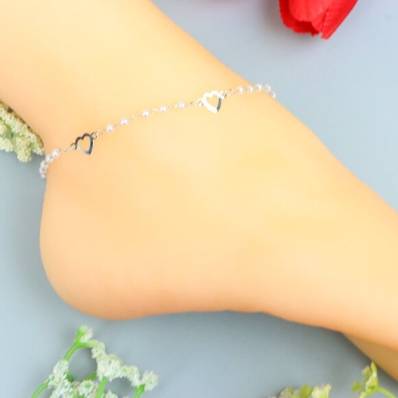 "Handmade Anklet – A Stylish Choice for Women, Thoughtful Gift Idea, EVCH1718 - Picture 5 of 10